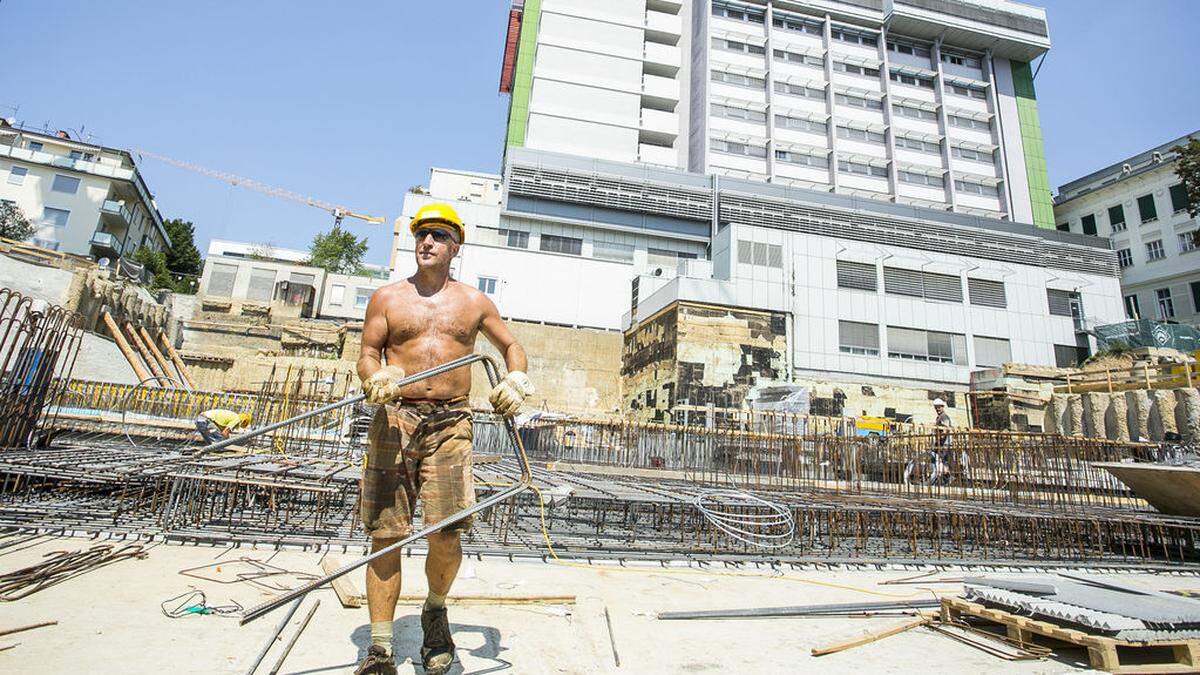 Bauarbeiter dürfen ab 35 Grad zu Hause bleiben 