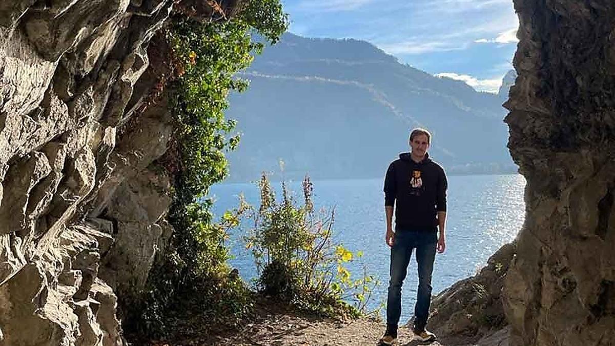 Kurze Auszeit für Fabian Schubert am Walensee in der Schweiz