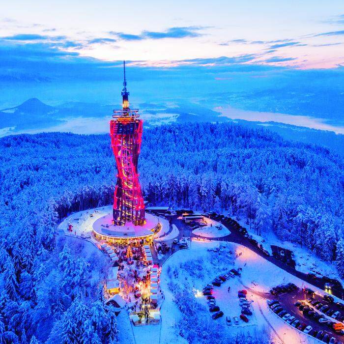 Die Winterlandschaft in Kärnten ist besonders beeindruckend 