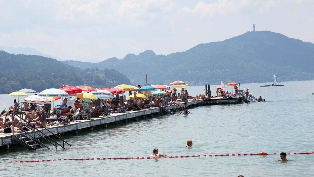 Der Wörthersee hat am heutigen Samstag 26 Grad.