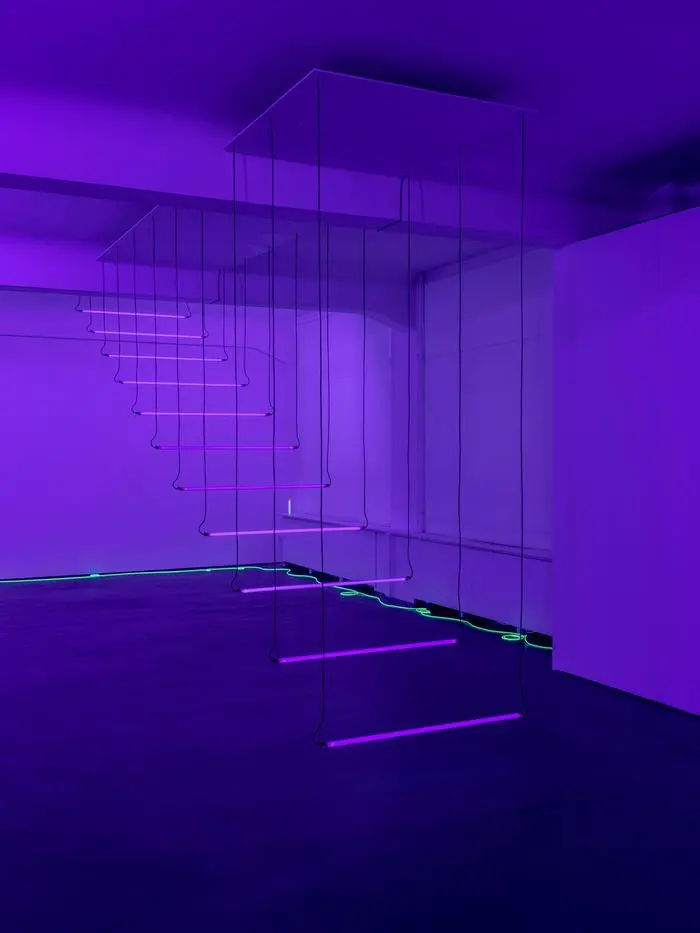 Brigitte Kowanz: Light Steps, 1990