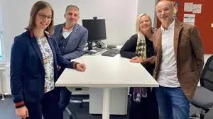 Das Team: Sylvia Ebner, Standortleiter Hans Schantl, Michaela Webhofer und Wolfgang Jaritz