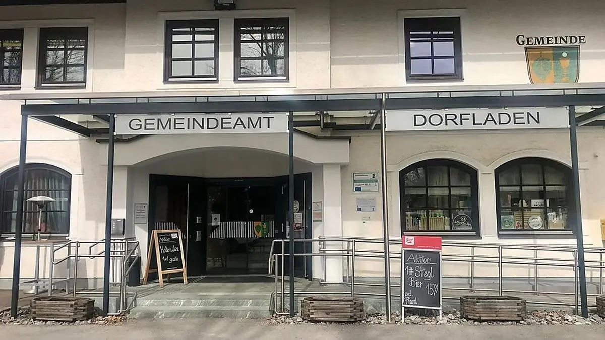 Der Dorfladen im Gemeindeamt von Fresach