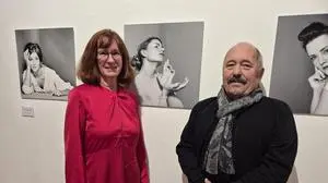 Eva Surma und Galerieleiter Klaus-Dieter Hartl