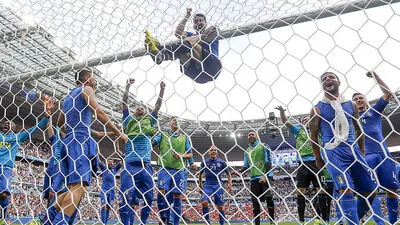 So jubelte Buffon nach dem Sieg gegen Spanien