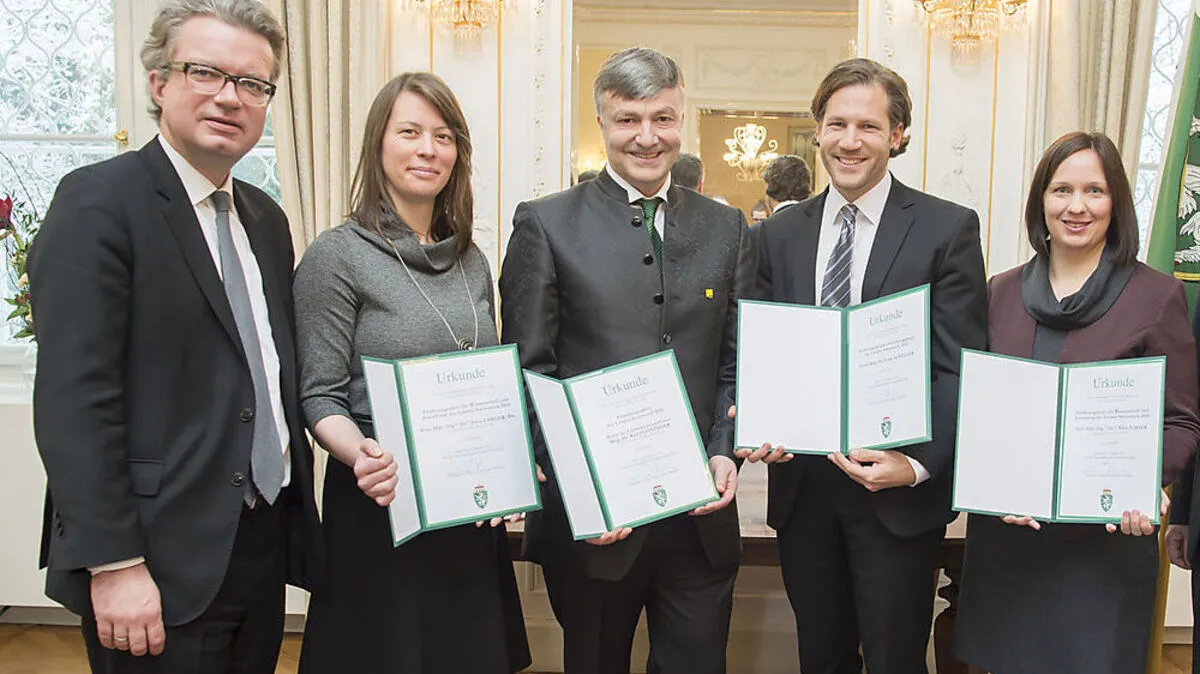 LR Christopher Drexler; Julia Langer, Karl Steininger, Ernst Albegger, Nina Schalk
