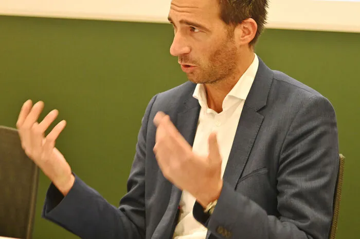Harald Frey: "Es geht gegen den Durchzugsverkehr im Stadtzentrum. Radfahrer und Fußgänger sind künftig die Nummer eins."