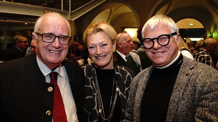 Gert und Ilse Thalhammer mit Hellmuth Rieder