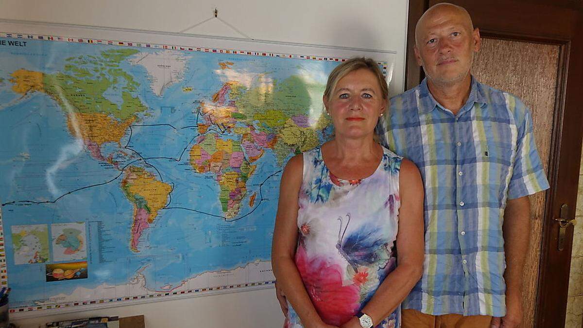 Heidi und Gerald Ulm aus Bad Gams wollen in den kommenden drei Jahren die Welt umsegeln