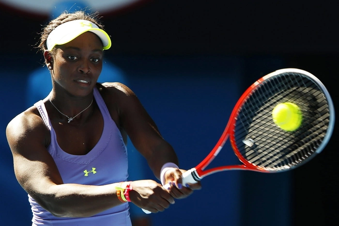 Die US-Amerikanerin Sloane Stephens folgt auf Platz 5 mit 9,6 (4,1+5,5)