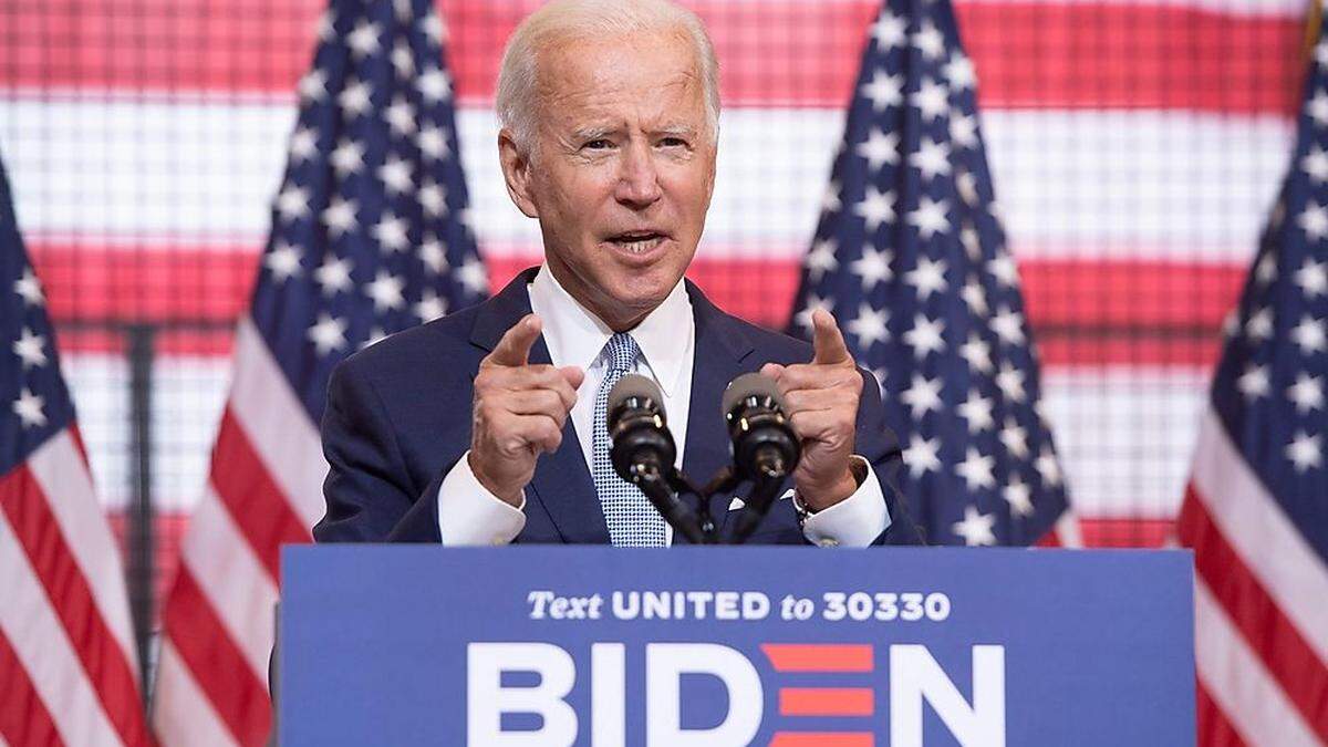 US-Präsidentschaftskandidat Joe Biden 