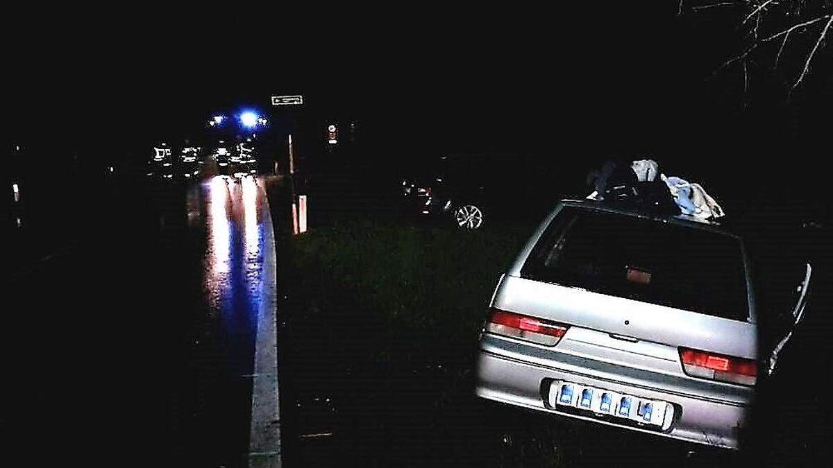 In diesem Auto kam der Beifahrer ums Leben