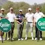 FROHNLEITEN,AUSTRIA,09.APR.24 - GOLF -  Goesser Open, preview, press conference. Image shows Niklas Regner (AUT), Martin Wiegele (AUT), Lukas Nemecz (AUT), Timon Baltl (AUT) and Fabian Lang (AUT).
Photo: GEPA pictures/ Hans Oberlaender
