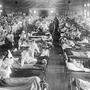 Das Bild von einem Notspital in Kansas ging um die Welt. Auch in Kärnten machte sich 1918 die Spanische Grippe breit. Zeitungen berichteten über Tote und eine allgemeine Schulsperre
