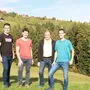 In Hochgrail: Bürgermeister Stephan Oswald und die Weinbauern Christian Klug, Stephan Hiden, Johann Schriebl und Wolfgang Klug  