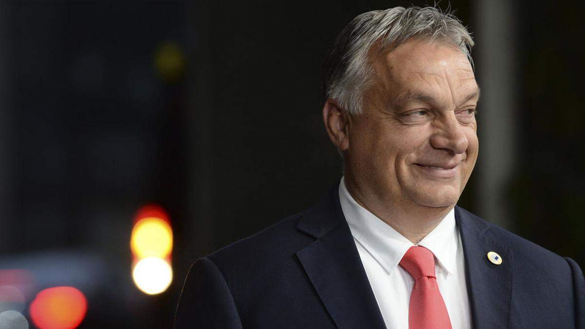 Hat gut lachen: der ungarische Ministerpräsident Viktor Orbán