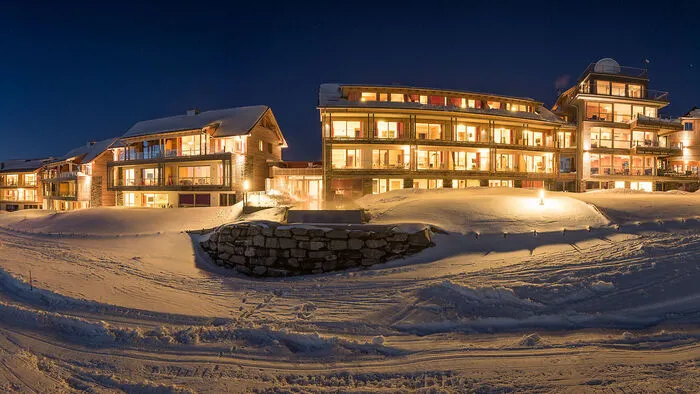 Die Lage am Gipfel der Gerlitzen Alpe auf 1.900 Meter Seehöhe macht das Haus einzigartig