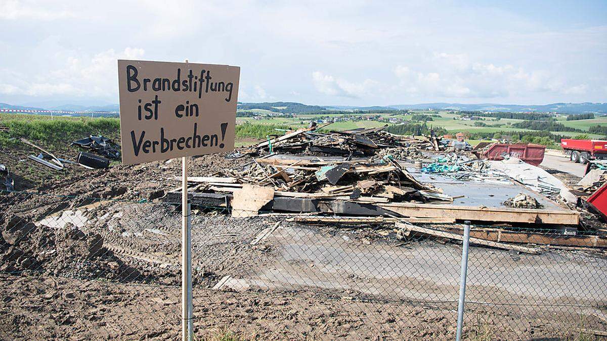 Die Brandruine