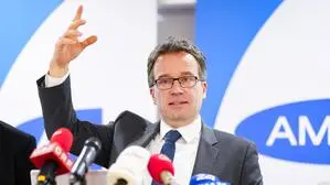 AMS-Vorstand Johannes Kopf stellte am Mittwoch den „KI-Berufsinfomaten“ vor