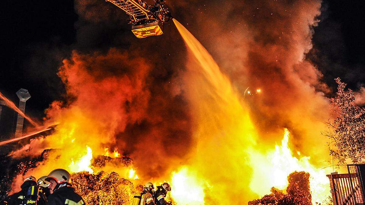 Großeinsatz der Feuerwehren