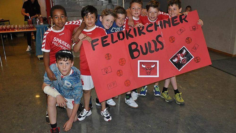 Die „Feldkirchner Bulls“ waren bei den dritten Klassen erfolgreich 