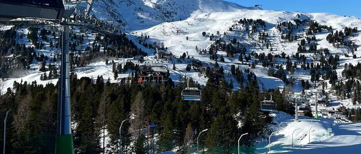 Die Wildkopfbahn auf der Turracher Höhe ging am Samstag in Betrieb