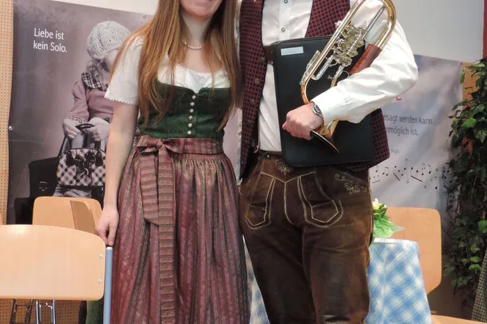 Katharina Hussauf und Günter Gruber organisierten den Volksmusiknachmittag.