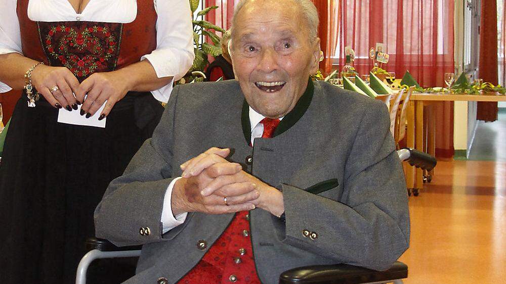 Franz Schweiger feierte im Fürstenfelder Augustinerhof seinen 100. Geburtstag