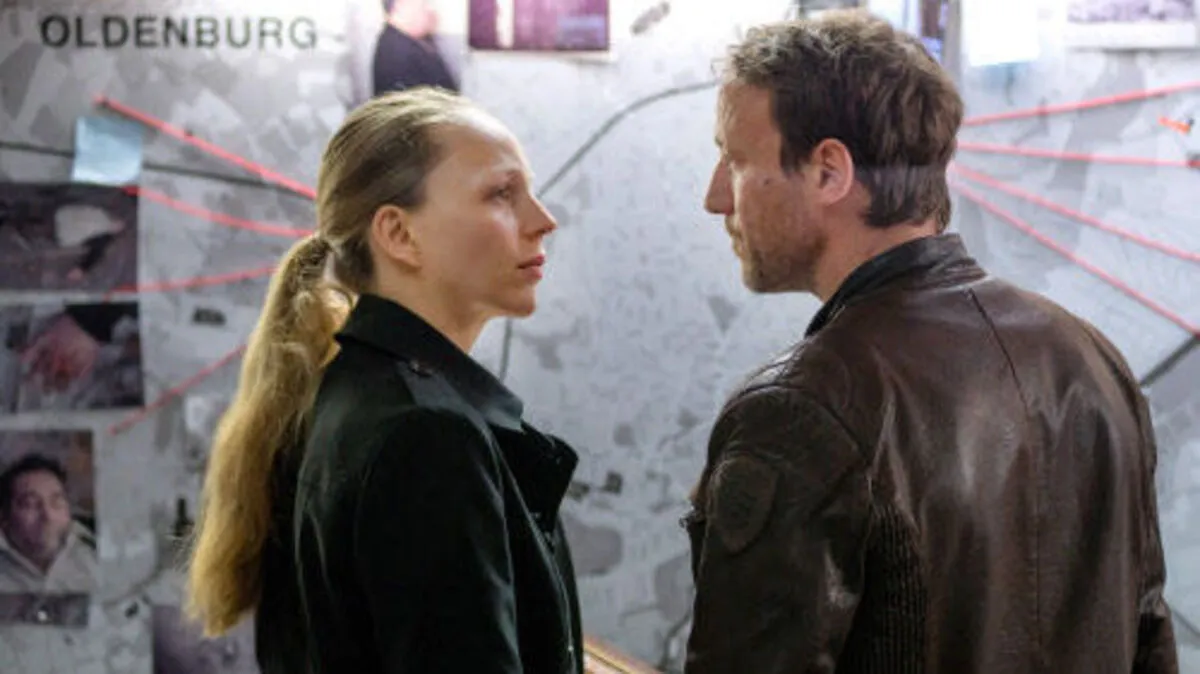 Falke (Wotan Wilke Möhring) und Katharina Lorenz (Petra Schmidt-Schaller) 