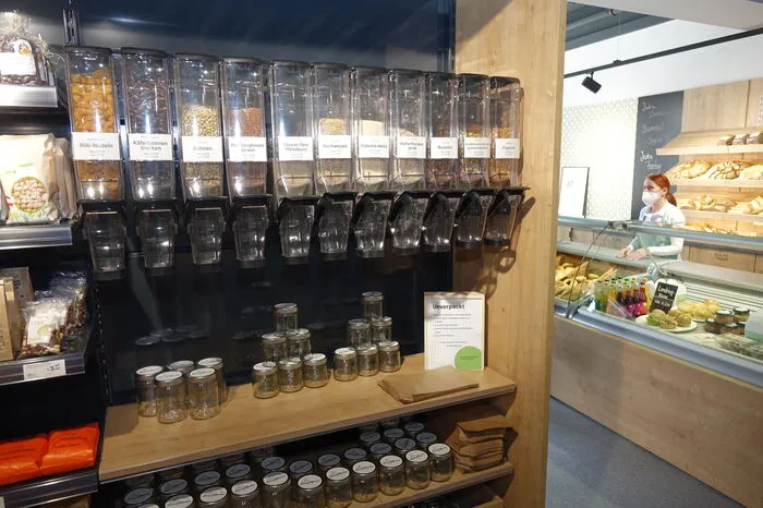 Es gibt einen eigenen Bereich für verpackungsfreie Produkte.