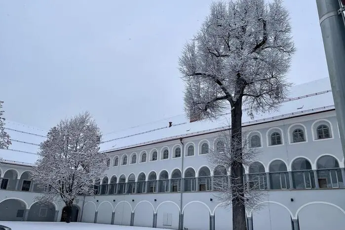 Immer schön: Der Innenhof beim Bezirksgericht.