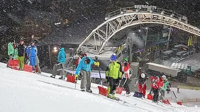 Die Vorbereitungen auf der Planai laufen auf Hochtouren