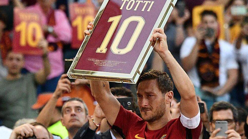 Zu Tränen gerührt: Francesco Totti