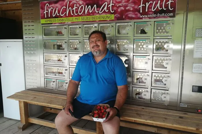 Auf dem Heimweg gab es zur Belohnung Eis und Erdbeeren