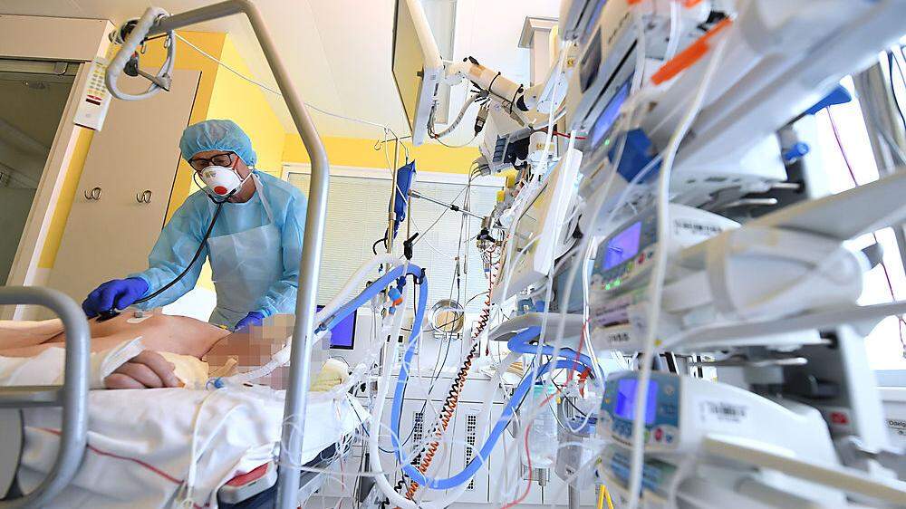60 Covid-Patienten befinden sich derzeit auf einer Intensivstation 