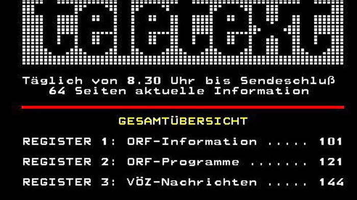 Die allererste Seite vom 21. Jänner 1980