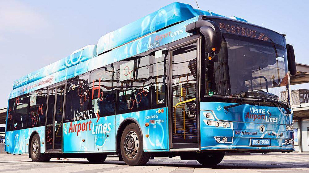 Bis 2030 sollen 50 Wasserstoff-Busse, wie dieser, auf Kärntens Straßen unterwegs sein