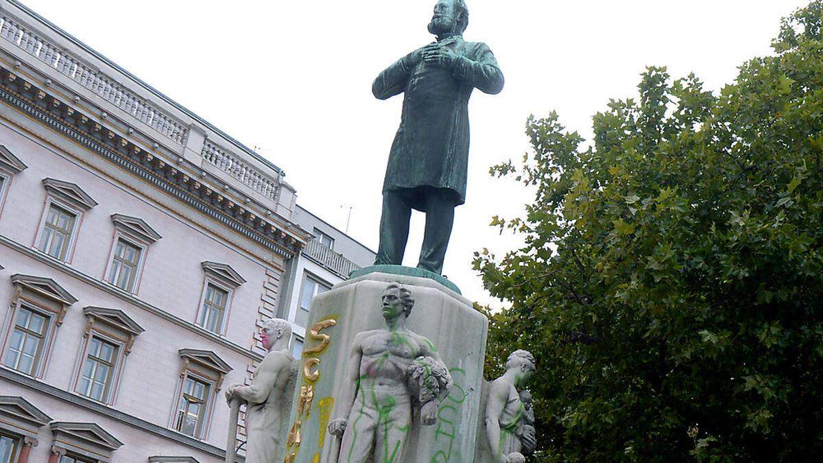 Das umstrittene Denkmal von Karl Lueger 