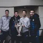 Matthias Luttenberger (2.v.r.) und seine Spieler Miguel Mestre, Jose Sanchez und Alex Alguacil holten den Cup