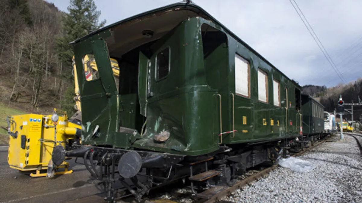 Der demolierte Nostalgiezug