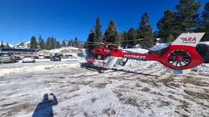 Die ARA Flugrettung hatte am Freitag ihren ersten Einsatz in dieser Wintersaison