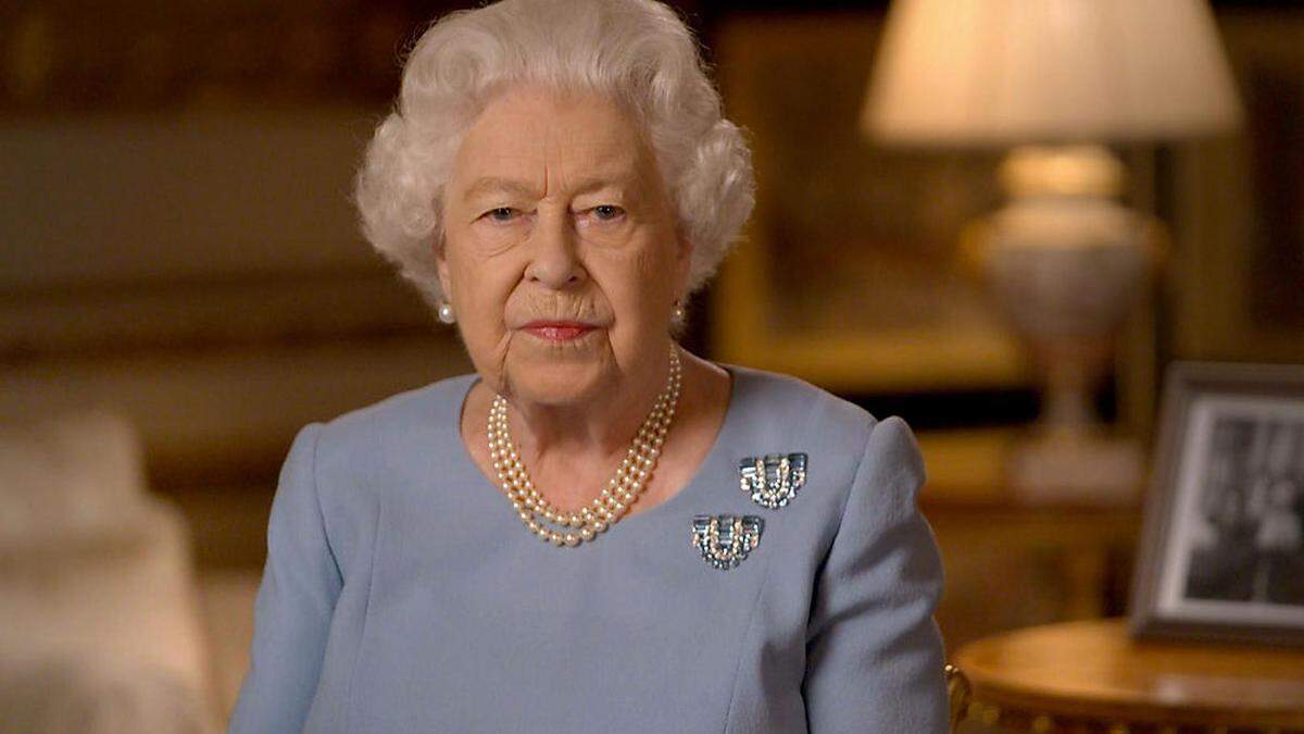 Noch am Tag der Befreiung sprach die Queen aus dem Schloss Windsor zum Volk.