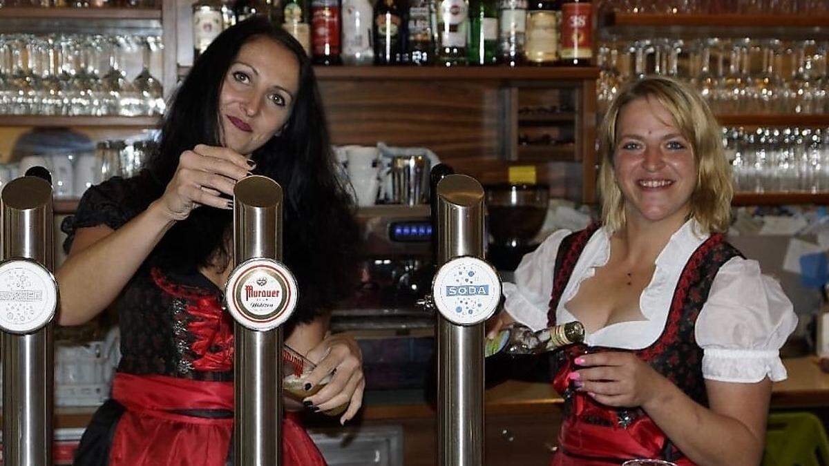 Monika Pranjic und Josefine Ensmann wollen erst dann wieder aufsperren, wenn es für die Gastronomie keine 2G-Regel mehr gibt