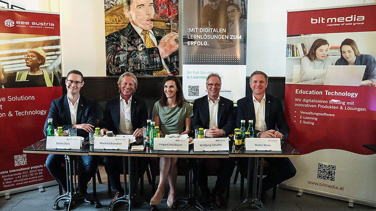 Neue Schwerpunkte für  Stefan Düss, Manfred Brandner, Irmgard Hoislbauer, Wolfgang Schaffer und Walter Khom 