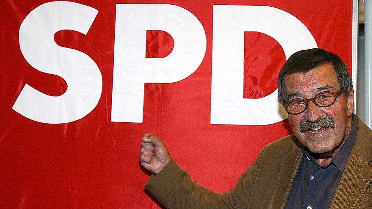 Günter Grass eckte innerhalb der SPD oft an