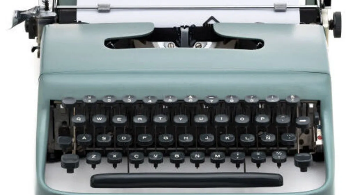 Die Schreibmaschine wurde 1714 erfunden und ist bei der jungen Generation kaum mehr bekannt 