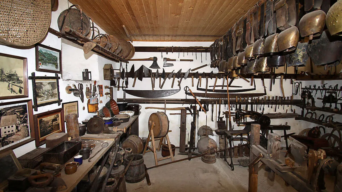 Ein Blick ins Dorfmuseum Hirschegg