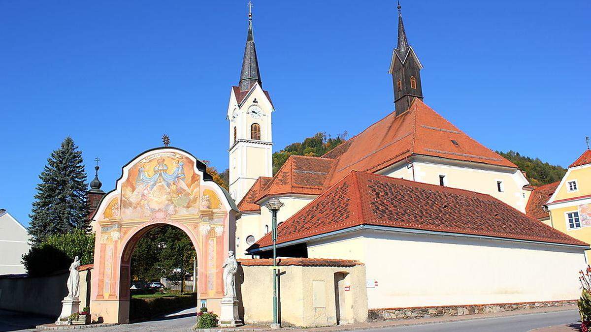 Die Wallfahrtskirche in Maria Lankowitz