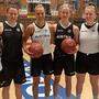 Sechs Steirerinnen verstärken das Basketball-Team: Michaela Wildbacher, Annika Neumann, Anja Knoflach, Simone Sill, Nina Krisper und Camilla Neumann (von links)