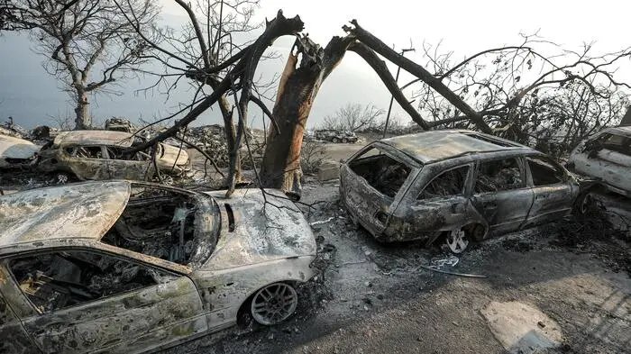 In der Region Omiš hinterließ die Feuerbrunst eine Spur der Verwüstung